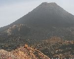 Blick vom Monte Beco auf den Pico de Fogo und Pico Pequeno