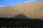 Der Schatten des Pico de Fogo an der Bordeira