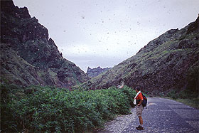 Santo Antão: Heuschrecken in der Ribeira Grande