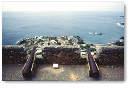 Blick aus dem Fort Real do São Filipe